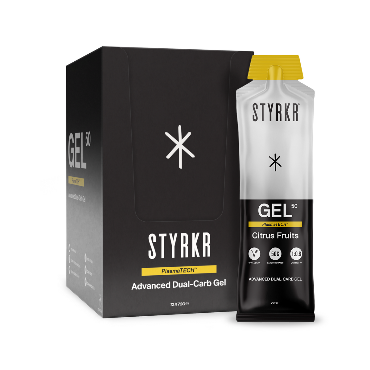 Styrkr GEL50 Dual-Carb Energy Gel