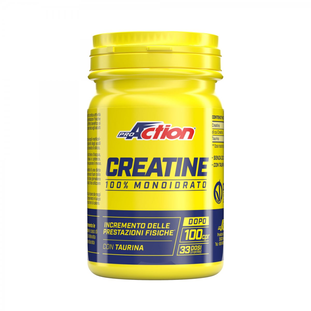 ProAction Creatine Tablets Creapure