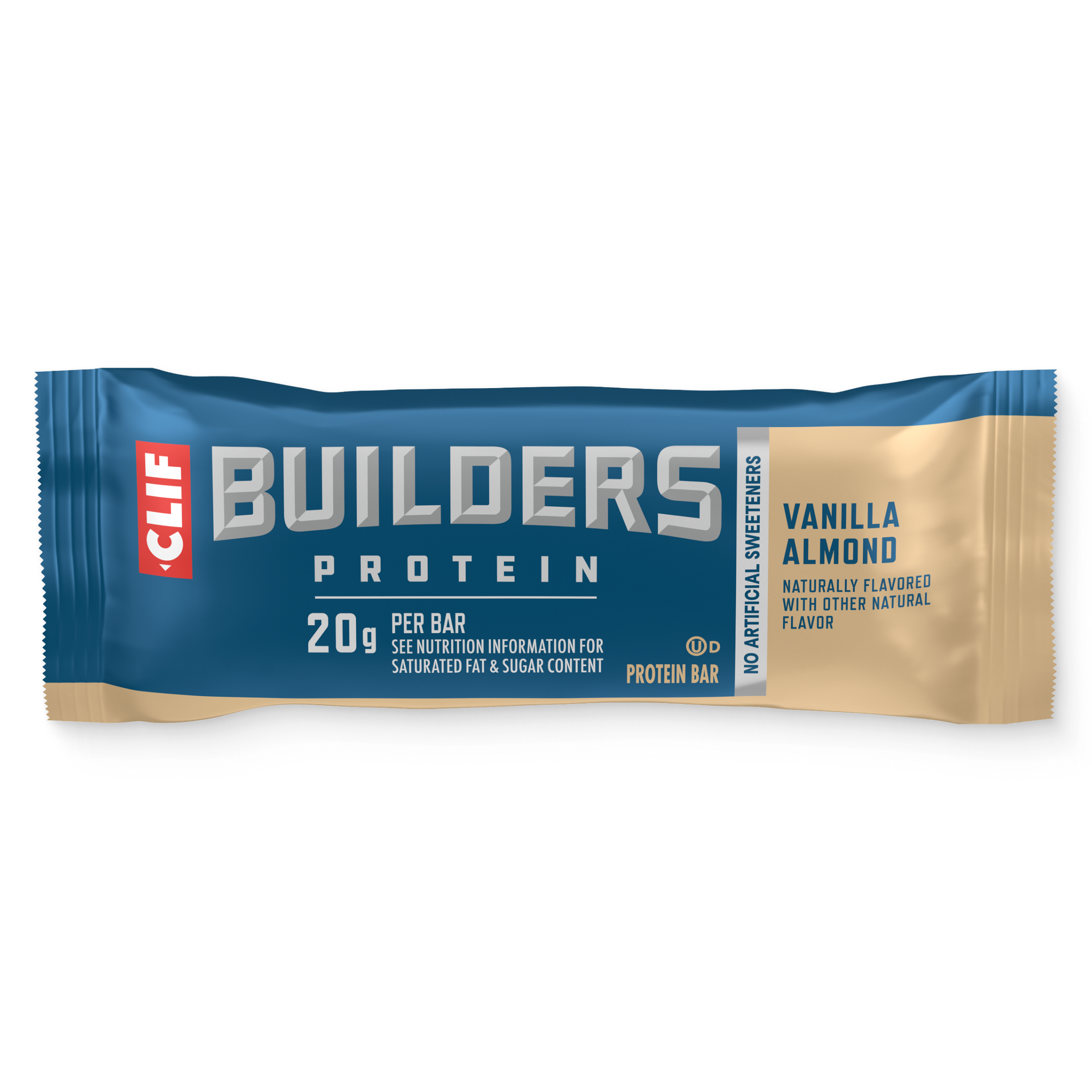 Clif Bar CLIF BUILDERS Vanilla Almond Flavor Plant Based Protein Bar