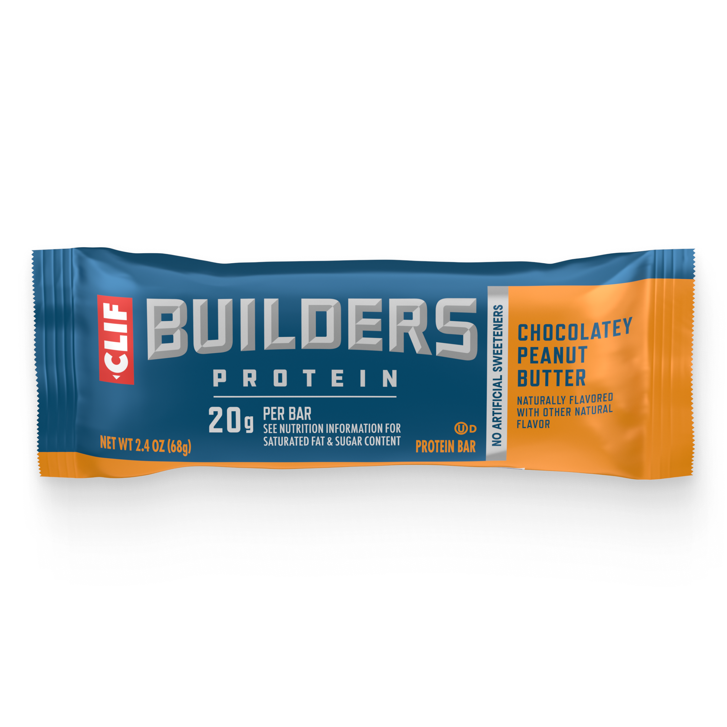 Clif Bar CLIF BUILDERS Chocolatey Peanut Butter Plant Based Protein Bars